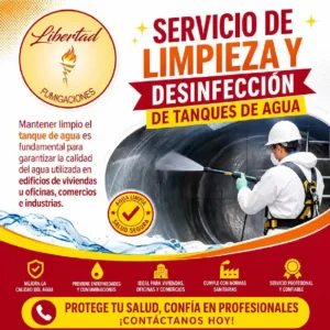 Servicio de Limpieza y Desinfección de Tanques de Agua