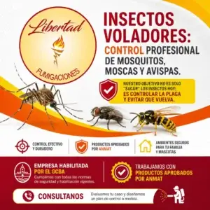 Insectos Voladores: Control Profesional de Mosquitos, Moscas y Avispas